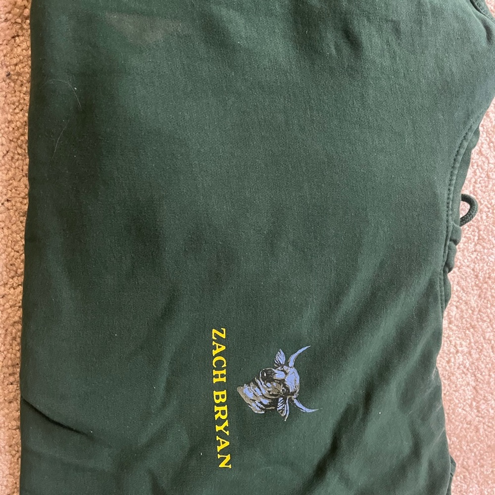 Zach Bryan Green Hoodie